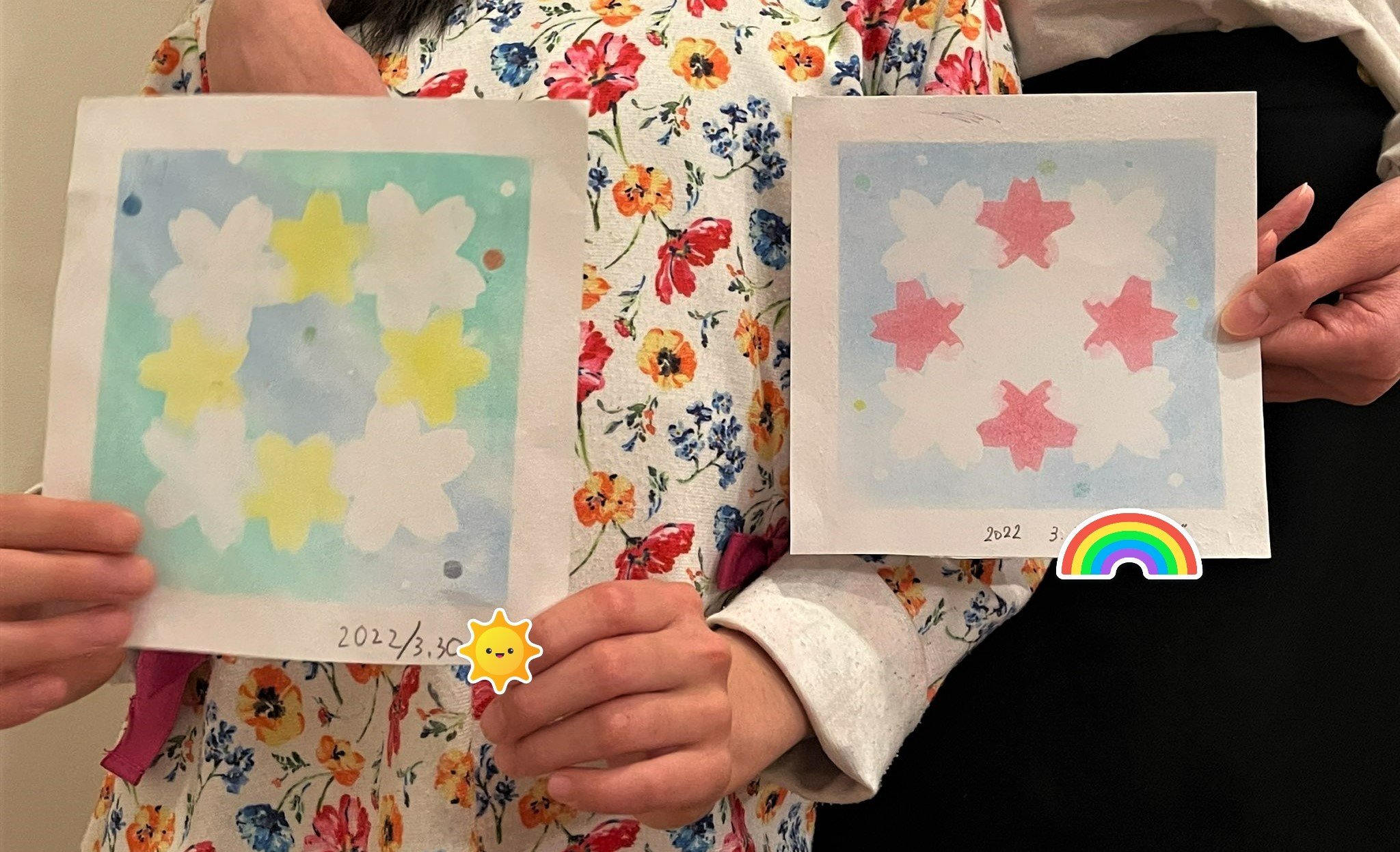 パステルアート作品】初めてのパステルアート「サクラ」｜オンライン 