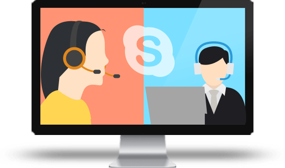 レッスン開始(Skype)
