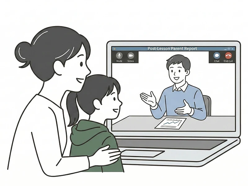 レッスン後フィードバック