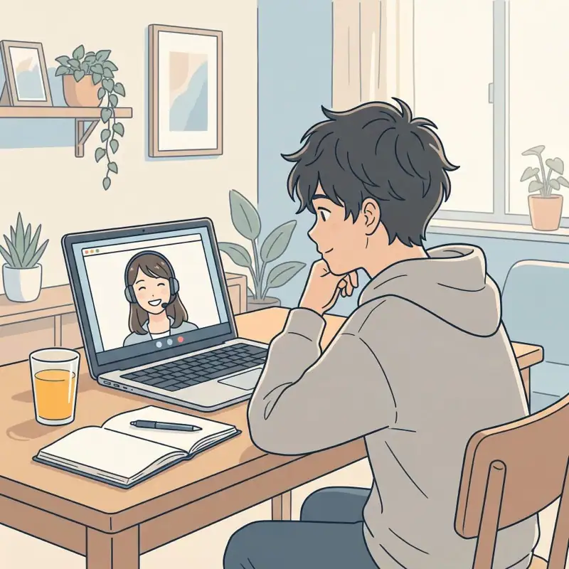 24時間自宅から受講OKのイメージ