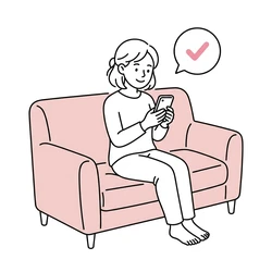 会員登録のイラスト