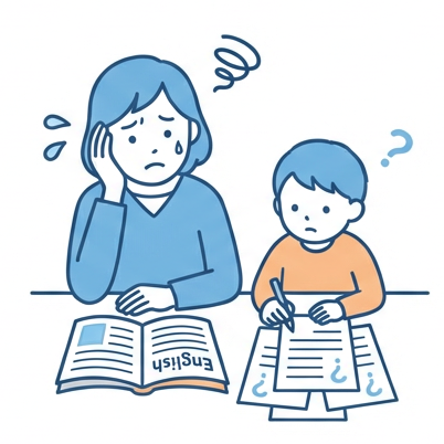 不安なまま試験日が近づくイメージ